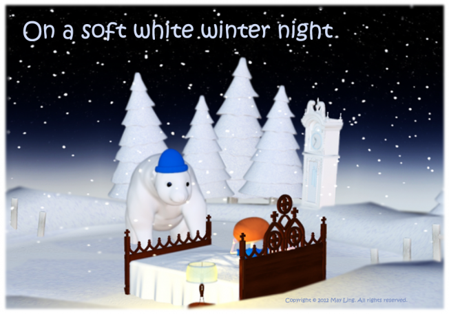 On a soft white winter night